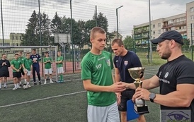 odebranie pucharu za I miejsce