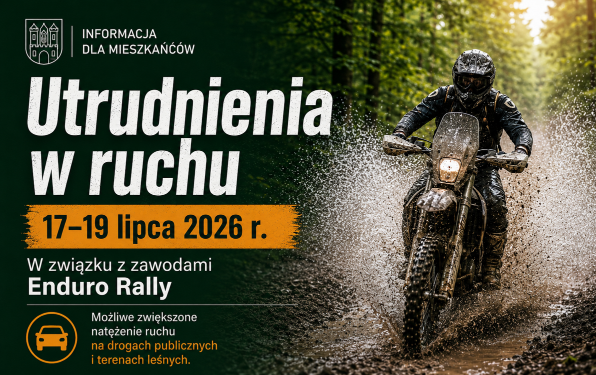 Zdjęcie do Utrudnienia w ruchu w związku z zawodami Enduro Rally