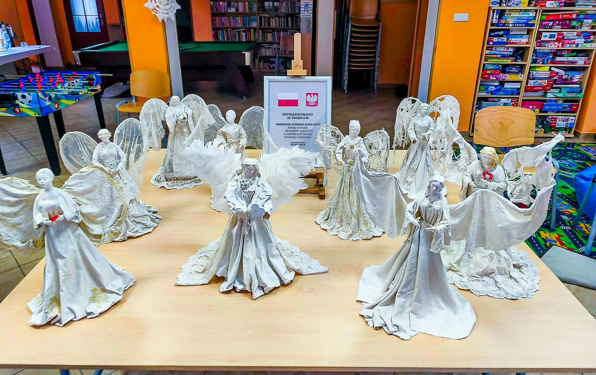 Zdjęcie do Mieszkańcy wiejskich świetlic tworzą anioły. Ruszył nowy projekt Ośrodka Kultury w Drawsku Pomorskim