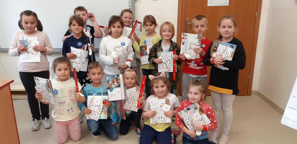 Uczniowie SP w&nbsp;Mielenku Dr.