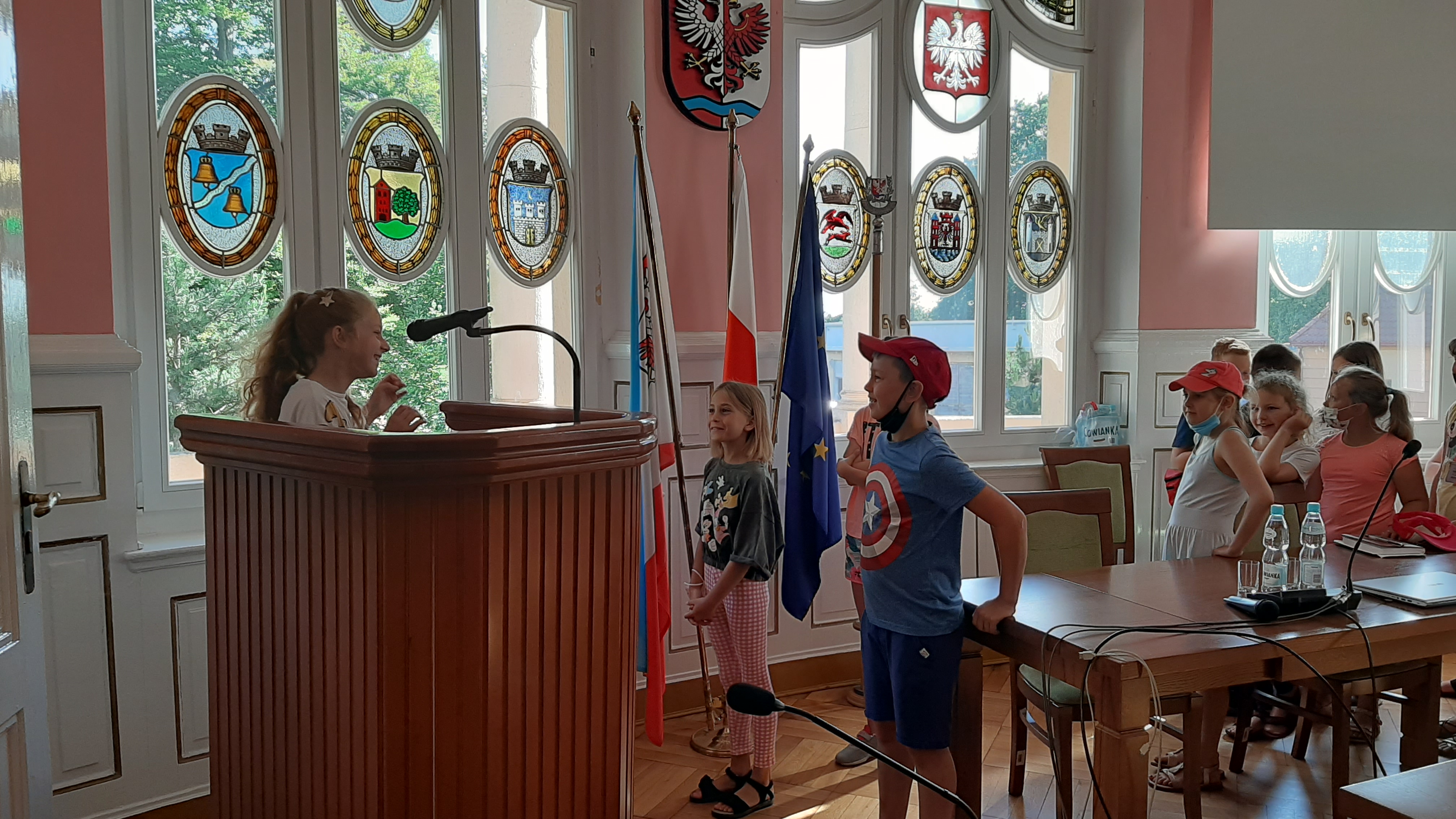 Uczniowie SP 1 w&nbsp;Drawsku Pomorskim w&nbsp;starostwie 