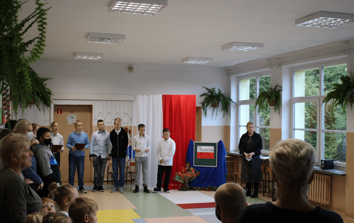 Apel w SP w Nętnie Apel w SP w Nętnie