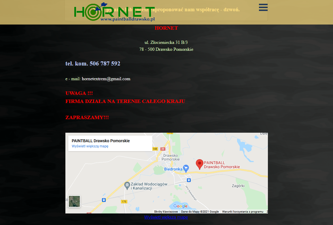 kontak,paint bal,drawsko,