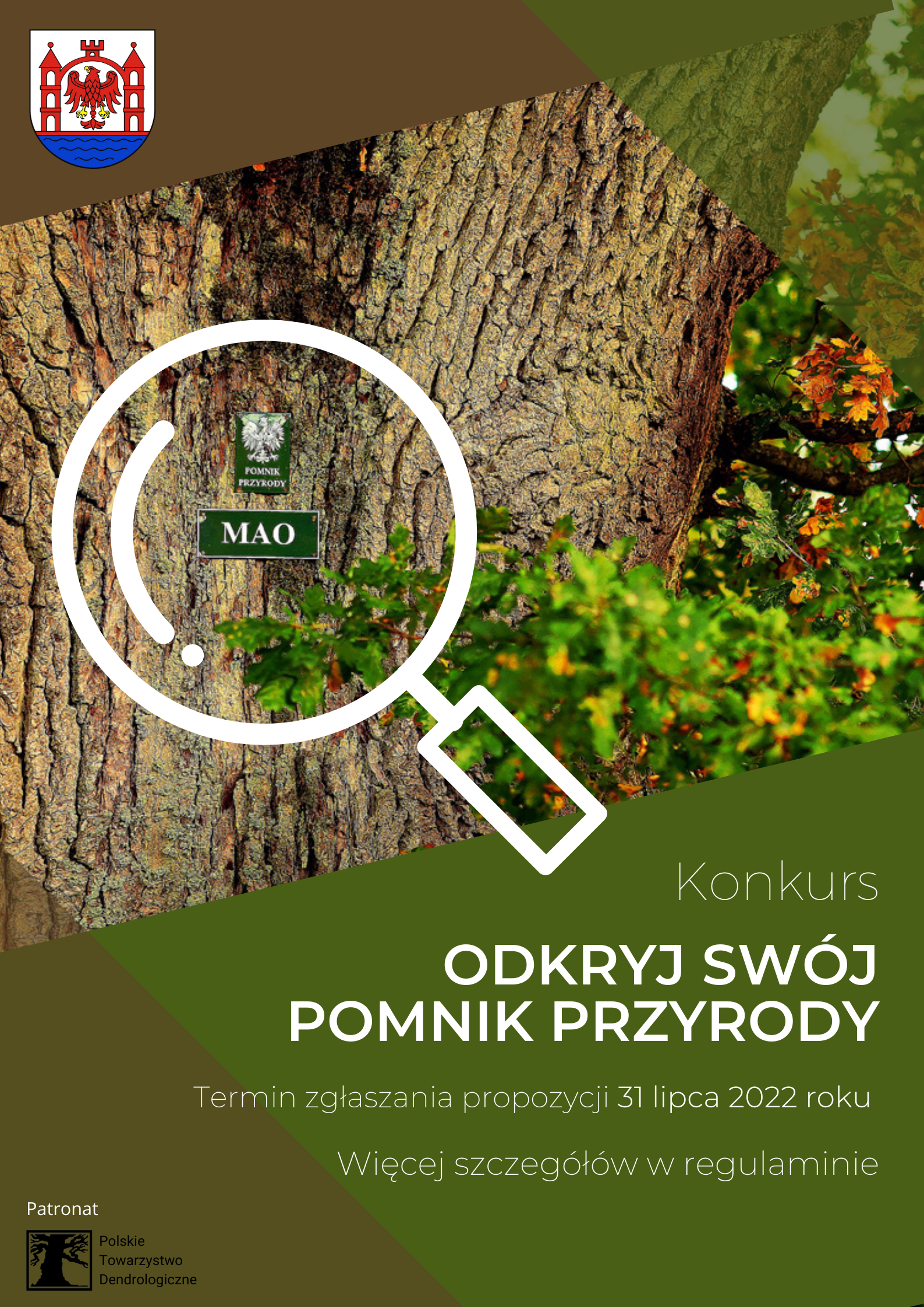 Plakat "Odkryj swój pomnik przyrody" Plakat "Odkryj swój pomnik przyrody"