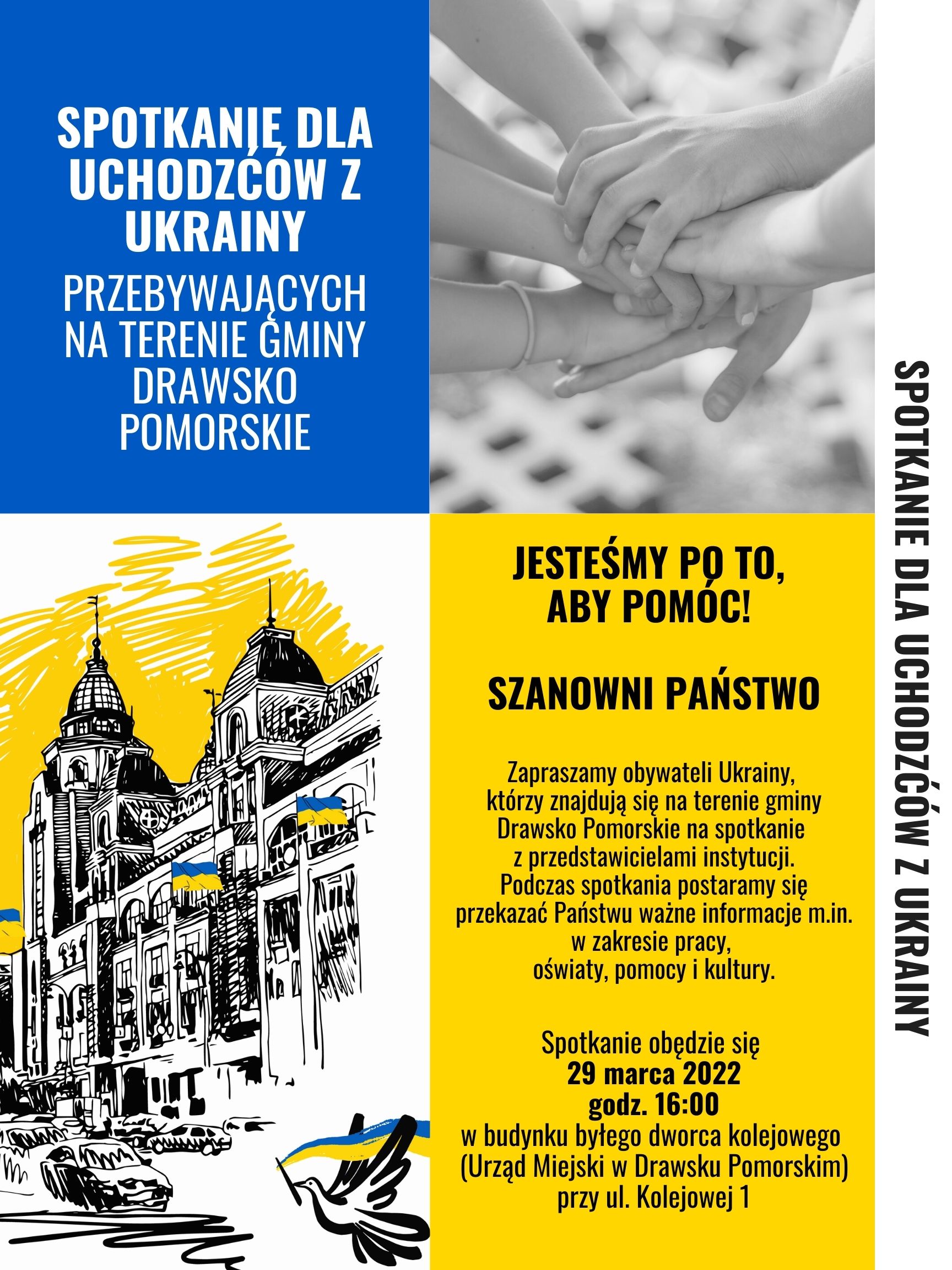 Spotkanie dla uchodźców z Ukrainy przebywających na terenie gminy Drawsko Pomorskie Spotkanie dla uchodźców z Ukrainy przebywających na terenie gminy Drawsko Pomorskie