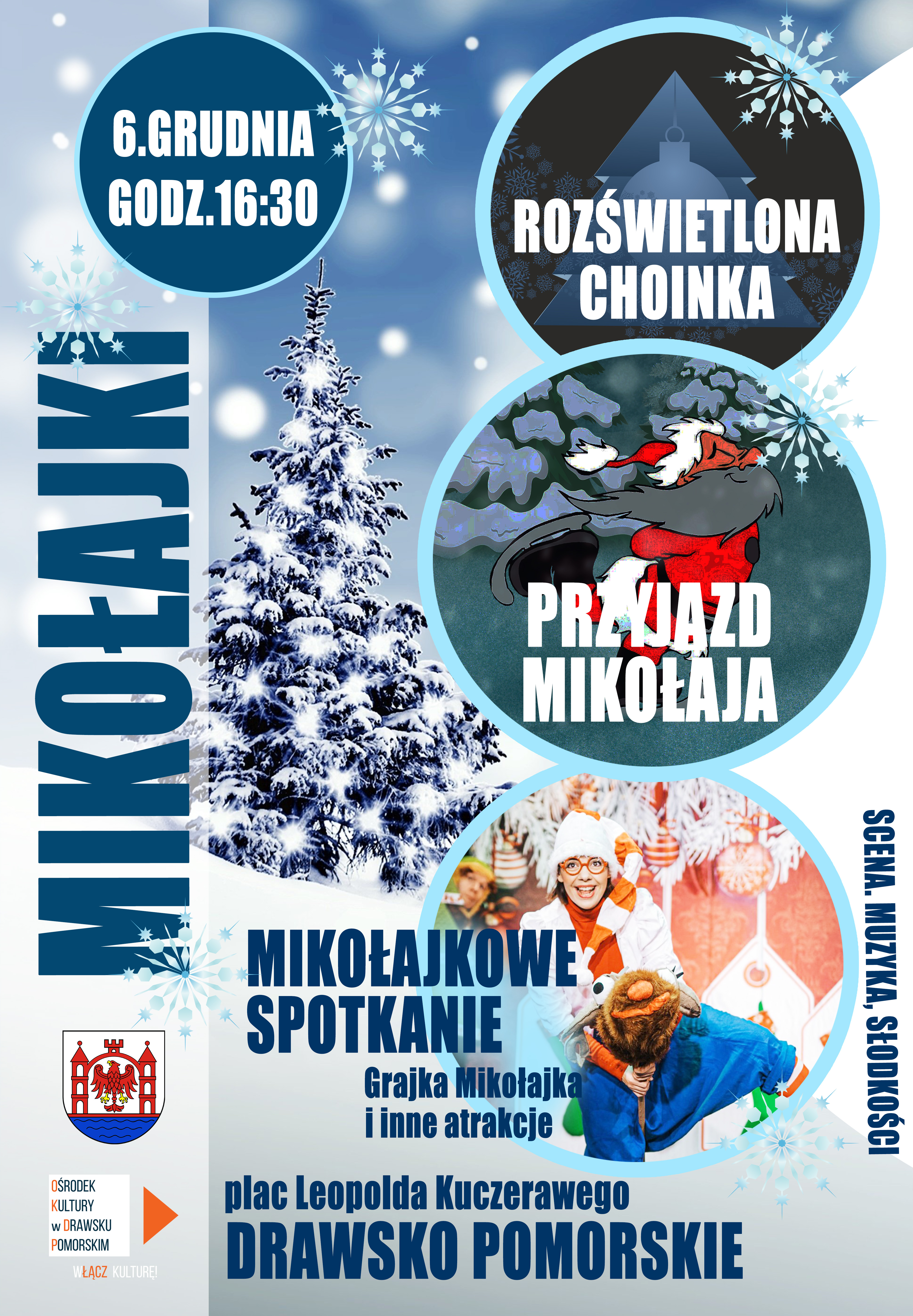 Plakat dotyczący Mikołajek