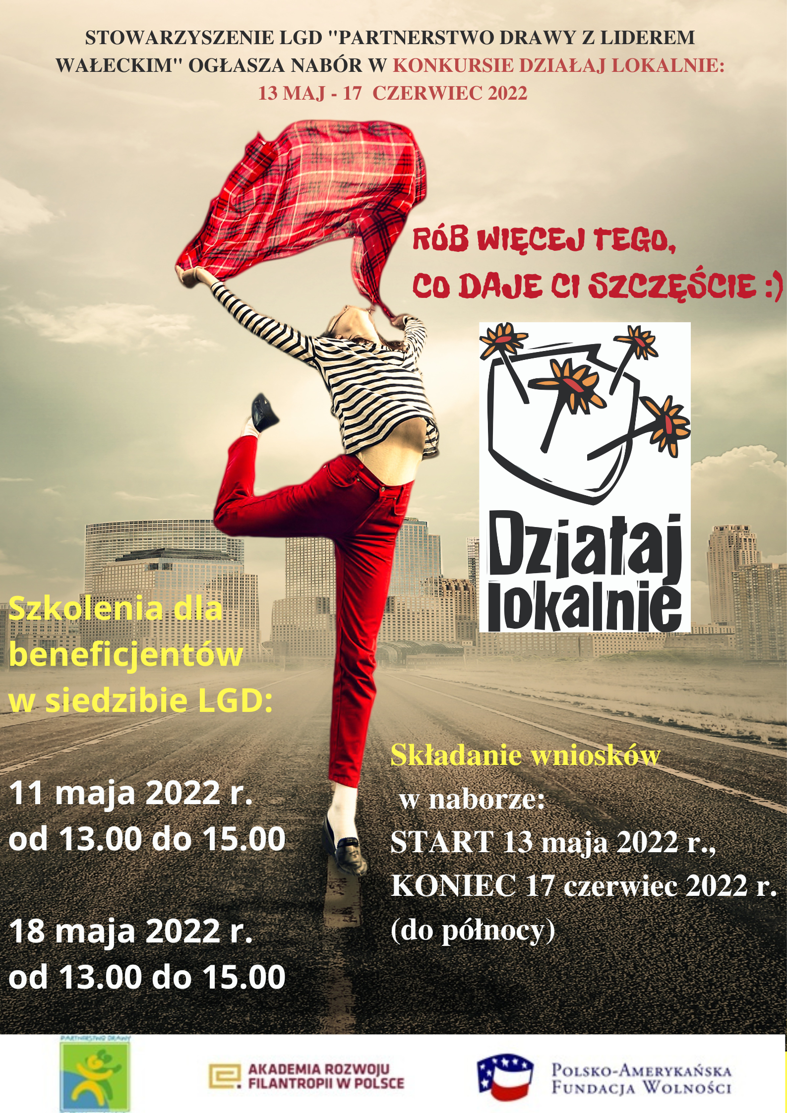 Plakat Działaj Lokalnie