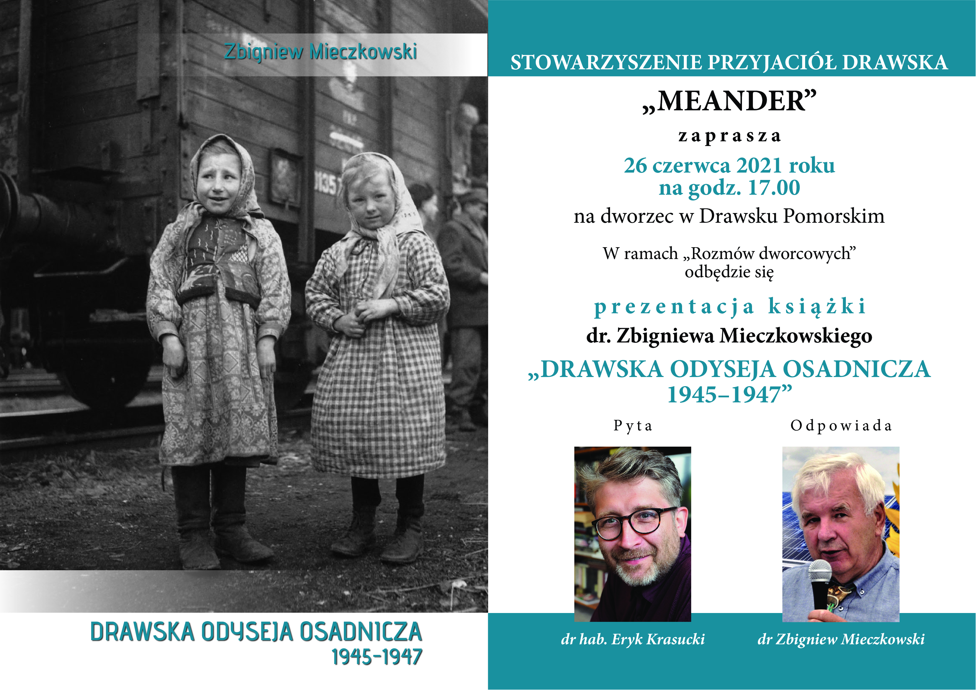 Plakat "Drawska odyseja osadnicza"