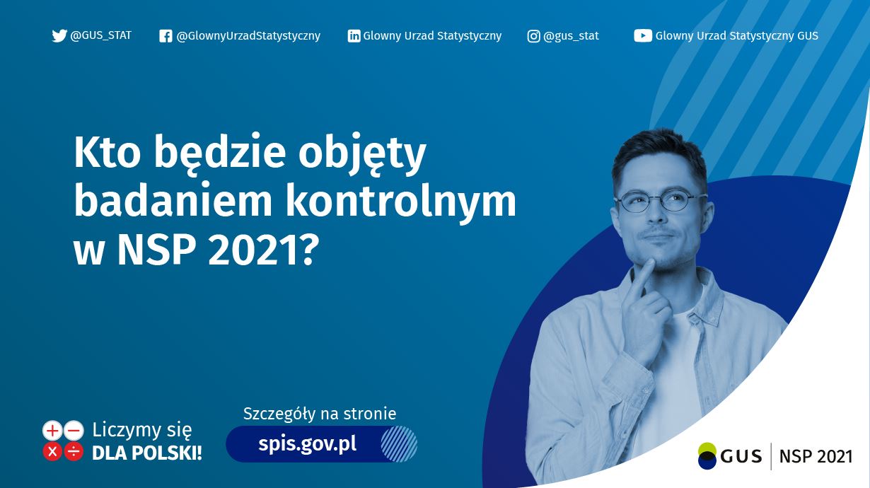 Grafika badanie kontrlne w&nbsp;Narodowym Spisie Powszechnym 2021