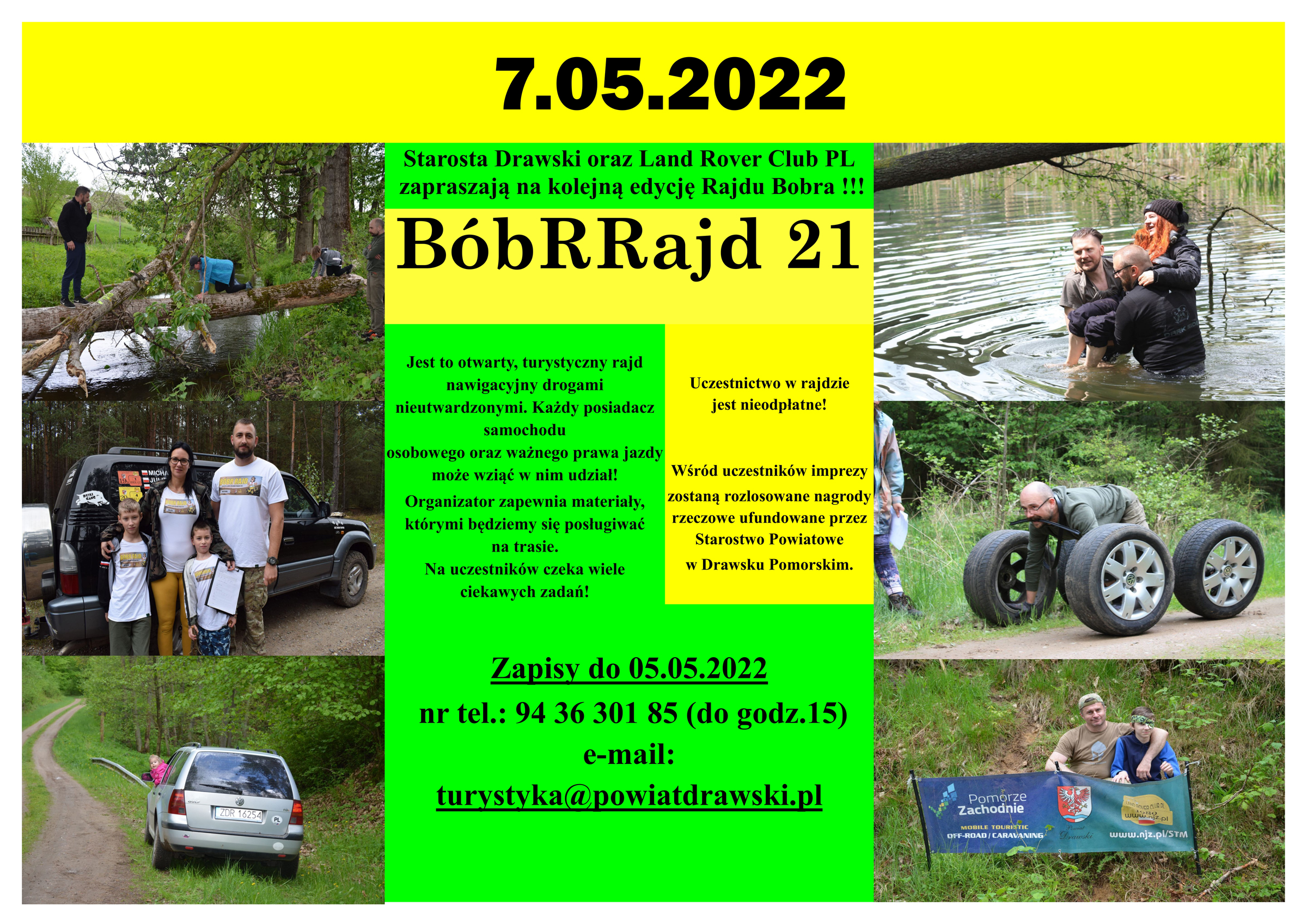 Rajd Bóbr Rajd XXI Rajd Bóbr Rajd XXI