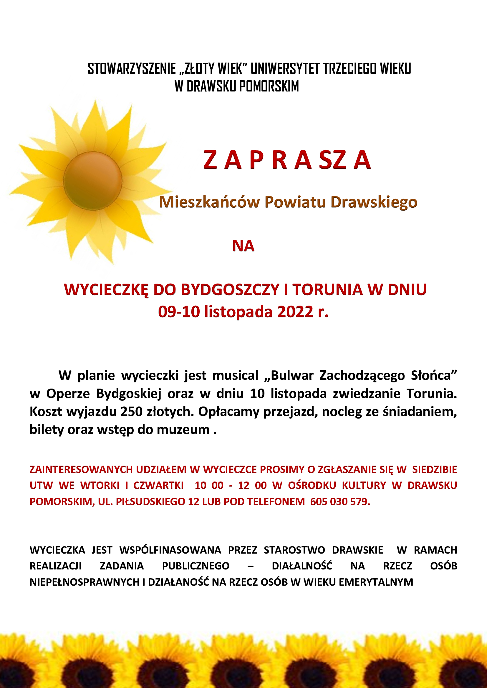 Wycieczka do Bydgoszczy i&nbsp;Torunia
