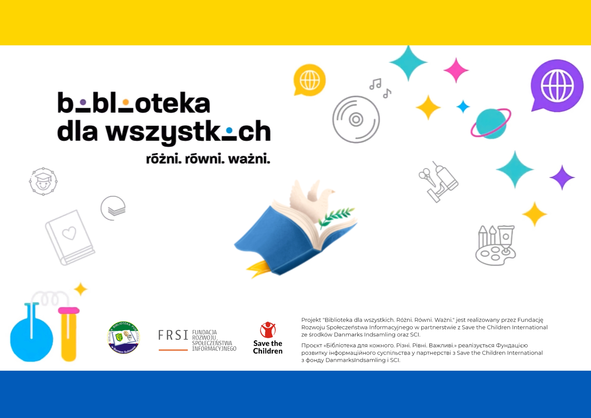 Biblioteka dla wszystkich. Równi. Różni. Ważni Biblioteka dla wszystkich. Równi. Różni. Ważni