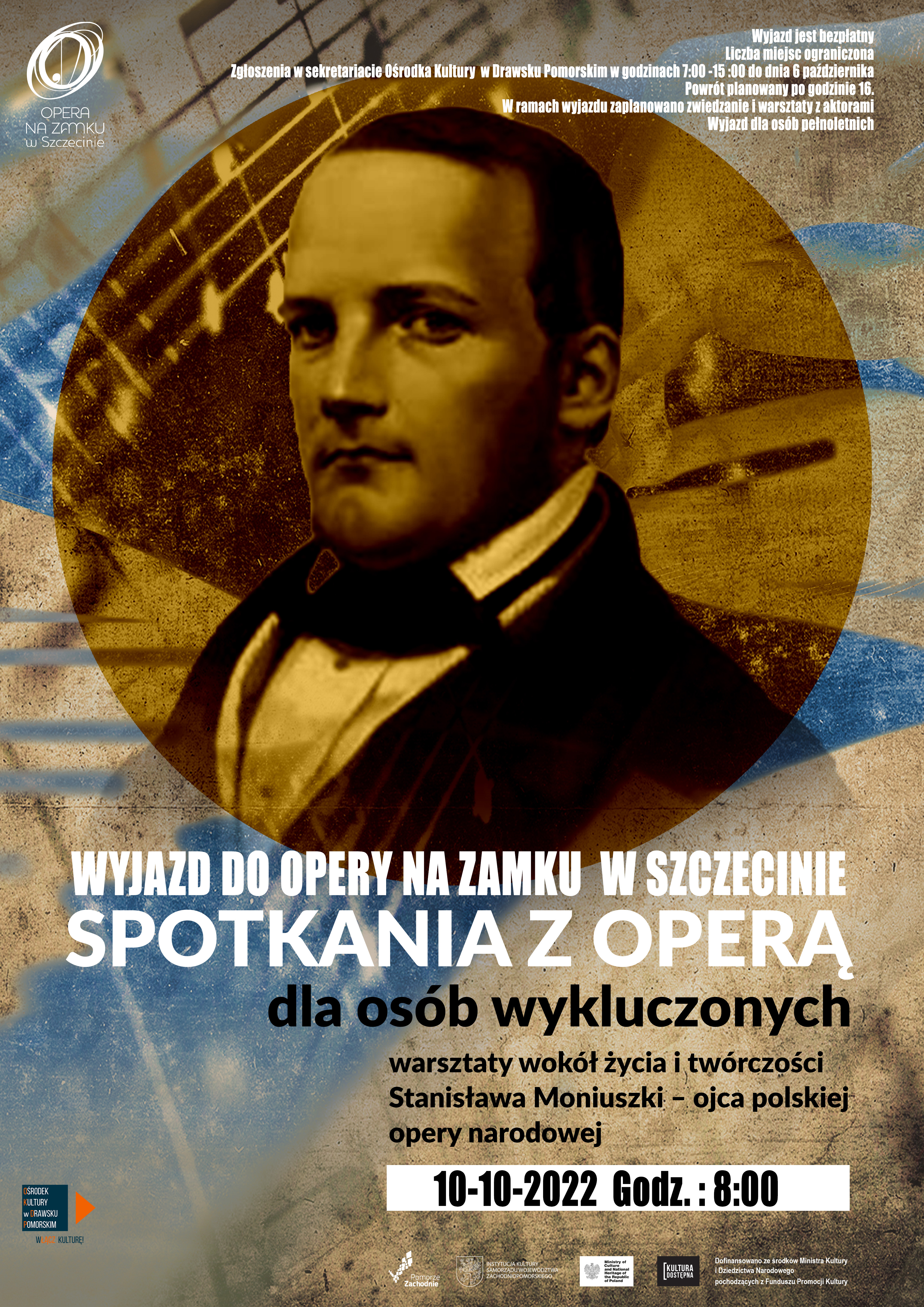 Plakat dotyczący wydarzenia "Spotkanie z Operą" Plakat dotyczący wydarzenia "Spotkanie z Operą"