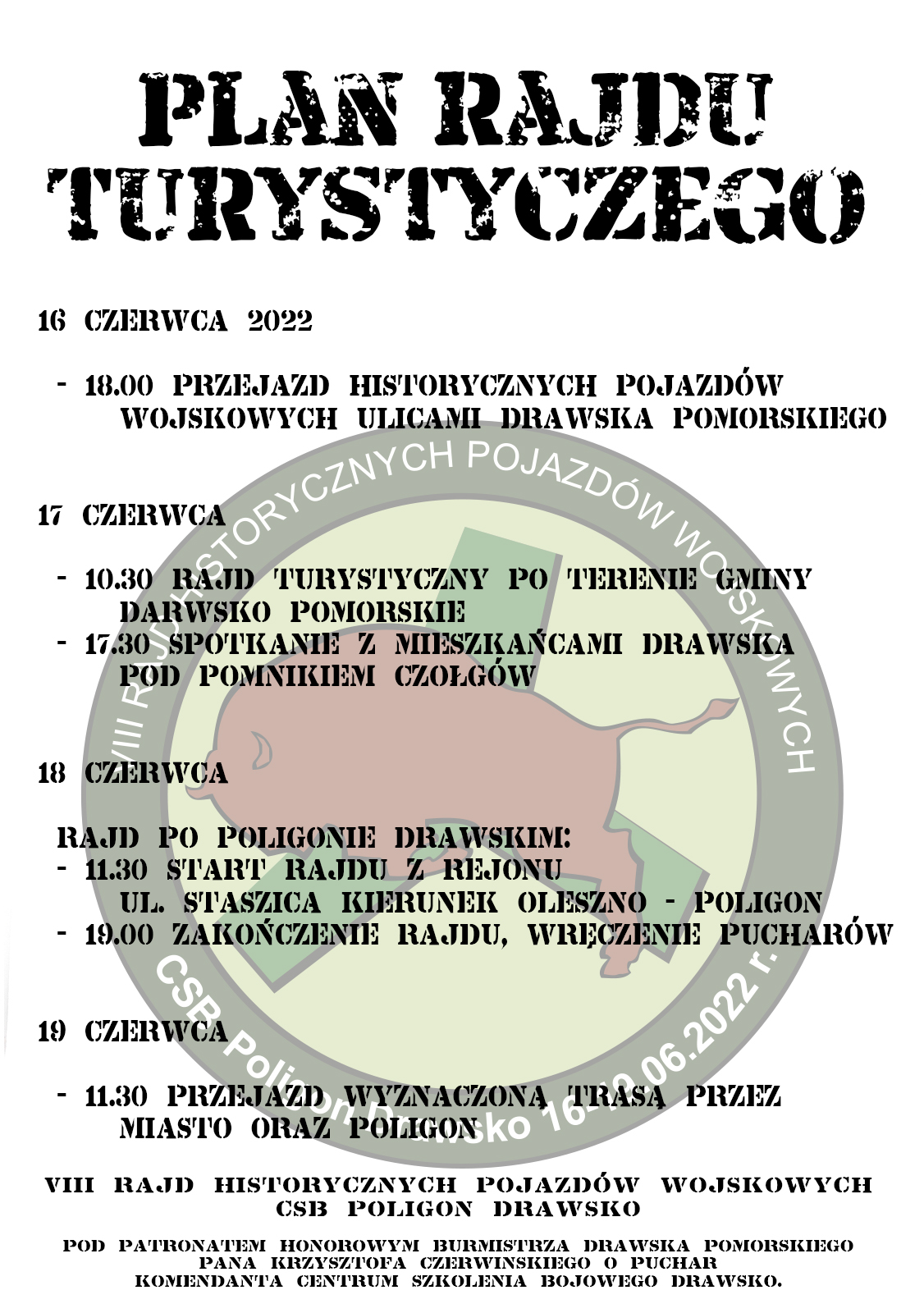 plan,rajd,poligon,wydarzenie