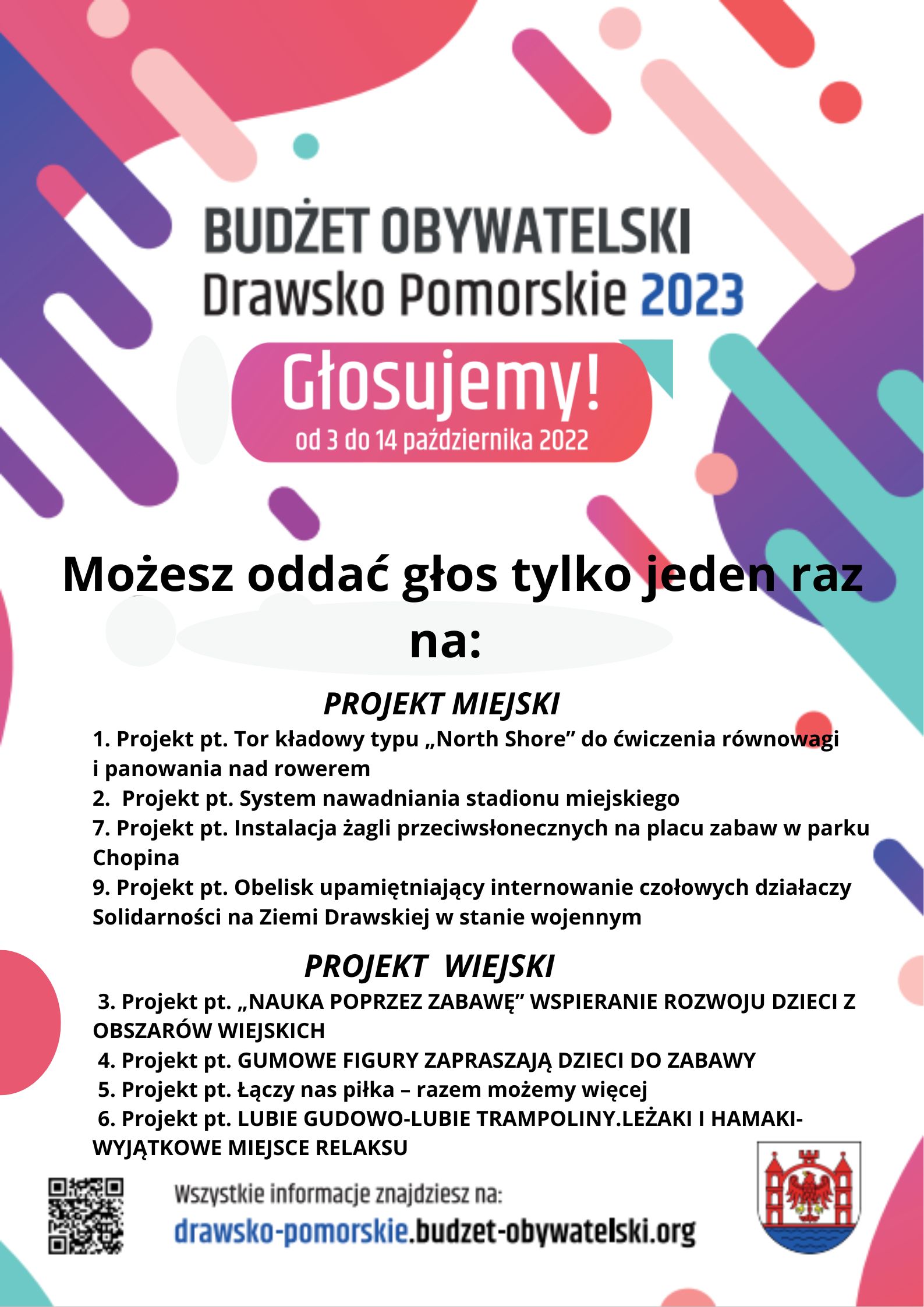 głosowanie,informacja,projekty