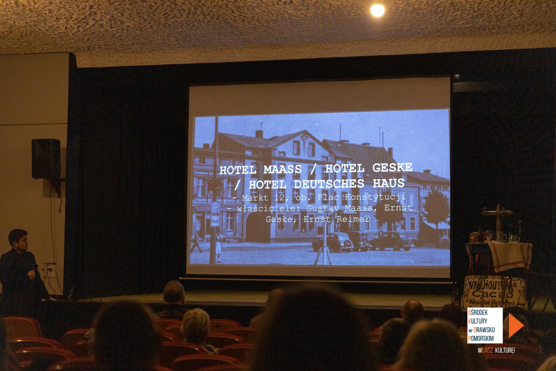 Zdjęcie ze spotkania "Kawiarnie, restauracje i gospody w przedwojennym Dramburgu"