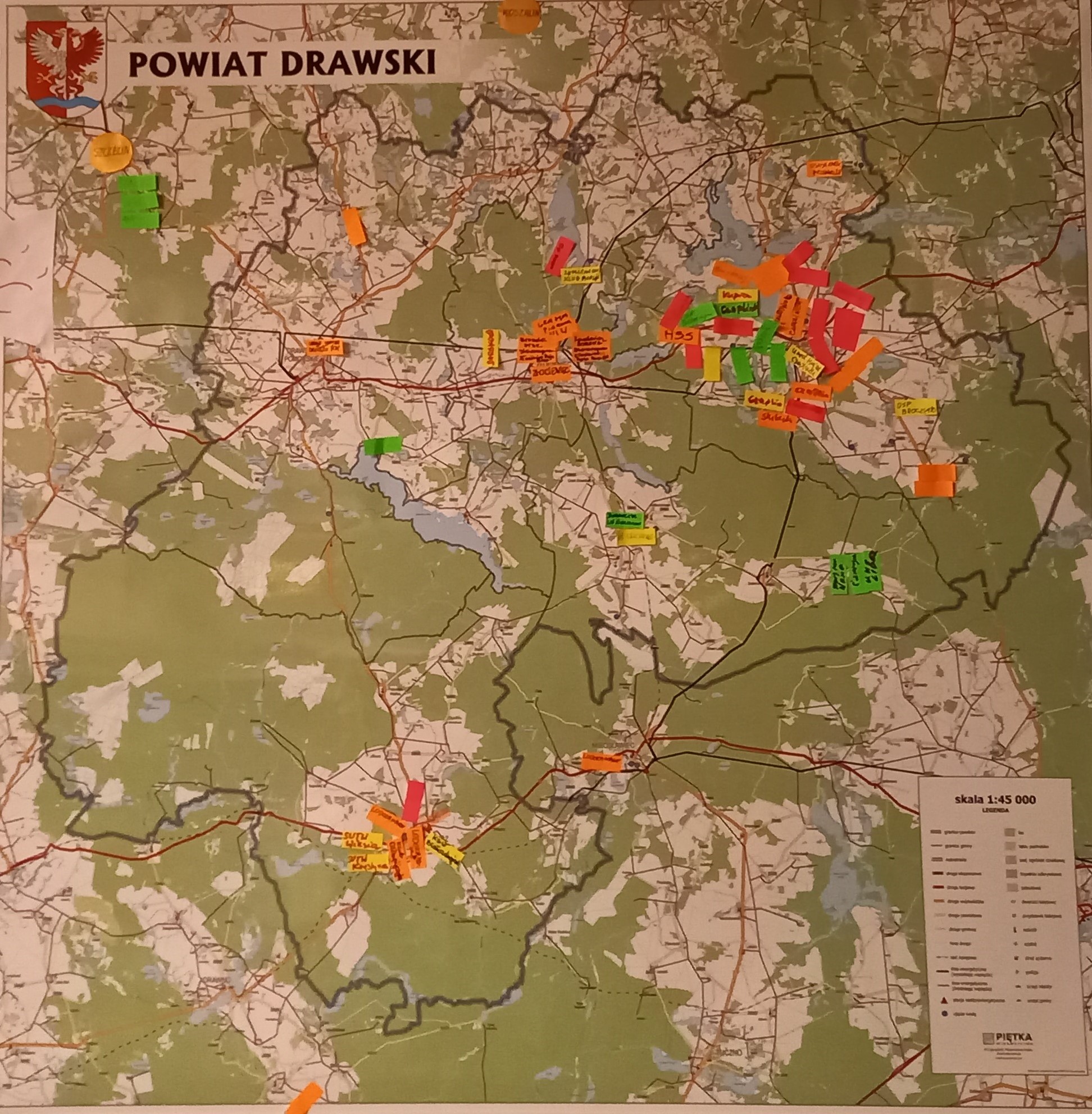 mapa,powiat,organizacje,dotacje