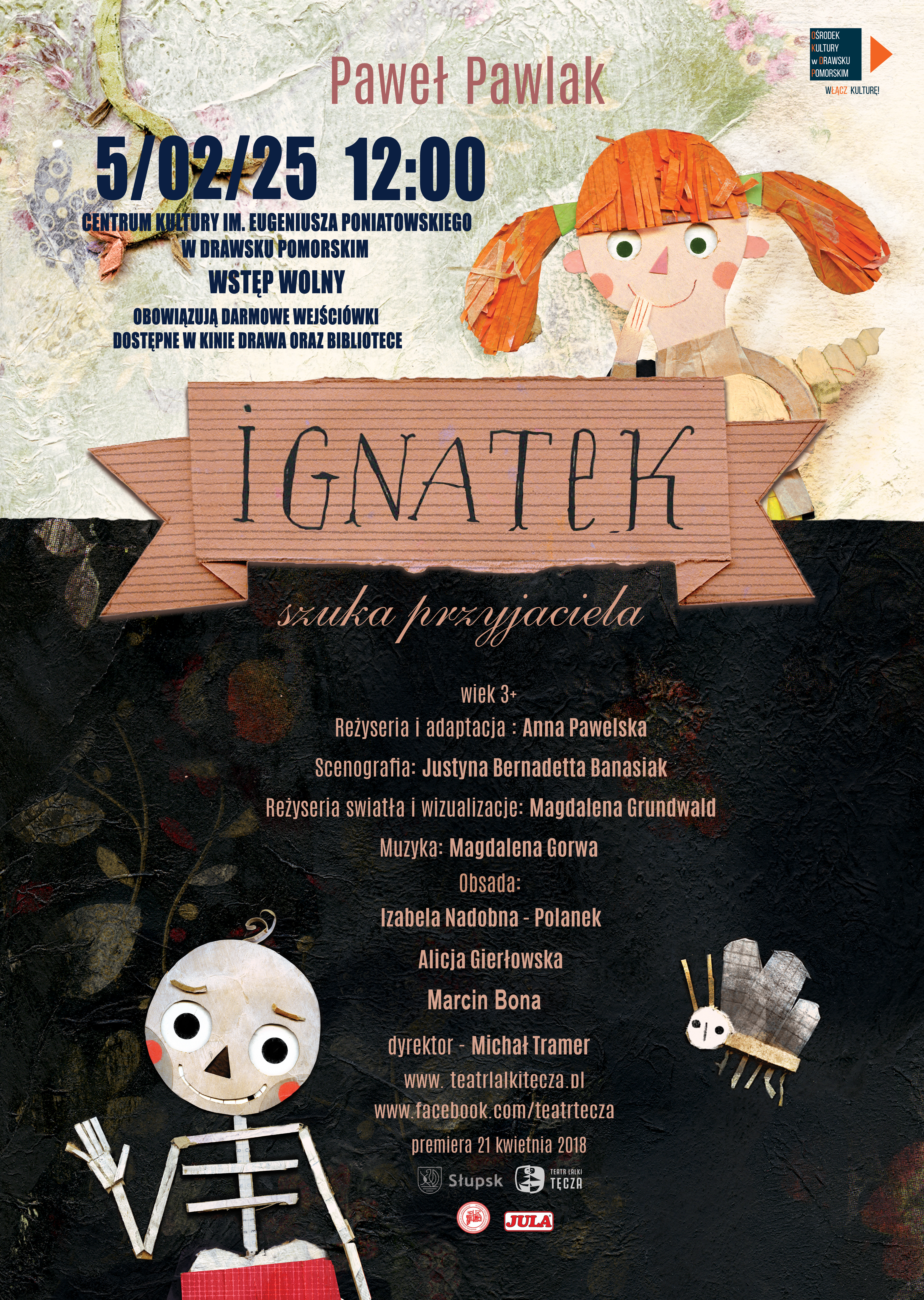 ignatek plakat po popr font antonio