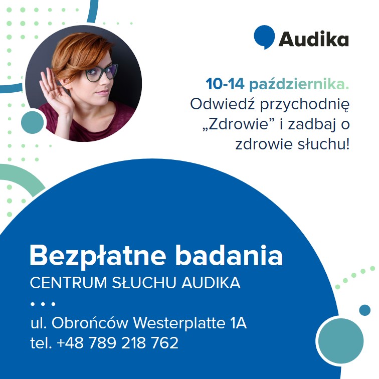 Grafika dotycząca bezpłatnycxh badań słuchu