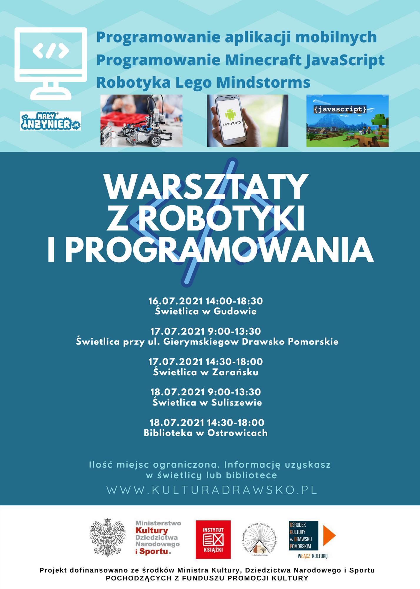 Warsztaty z&nbsp;robotyki i&nbsp;programowania