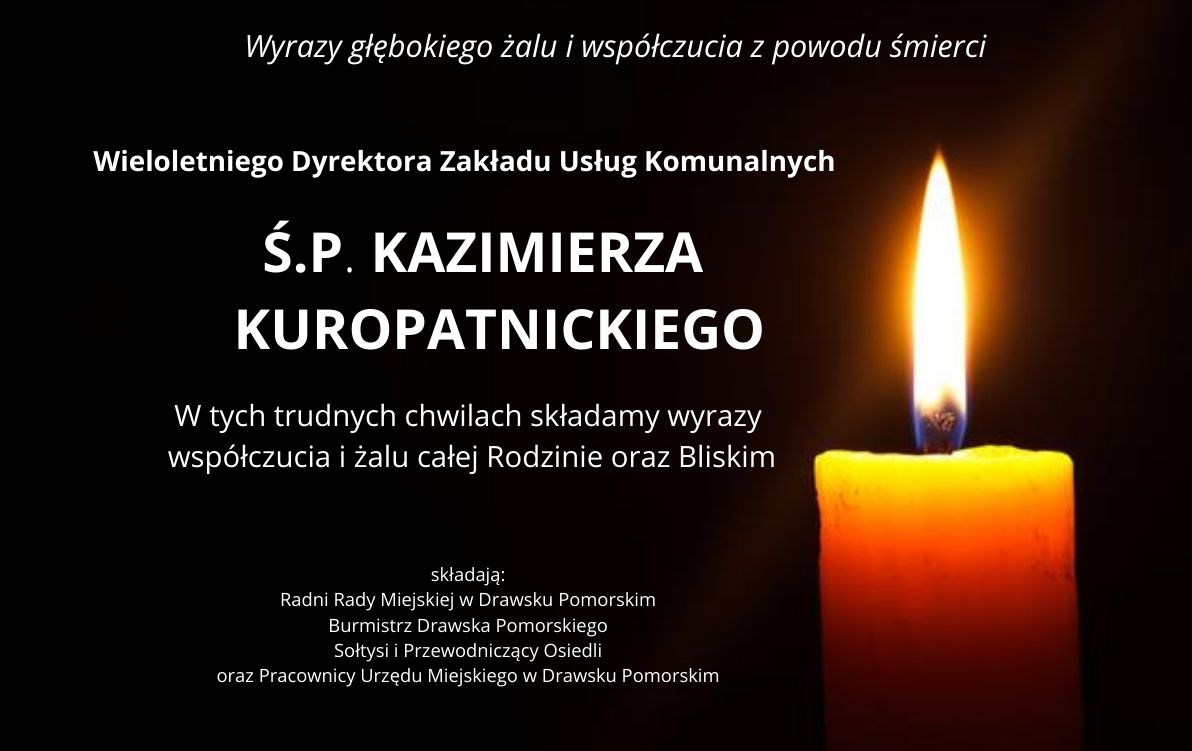kondolenci, dyrektor ZUK 