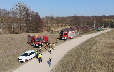 Zdjęcie do Ćwiczenia służb - scenariusz zakładał zderzenie pociąg&oacute;w i wielu rannych