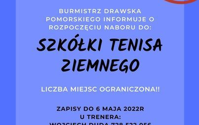 Zdjęcie do Rusza nab&oacute;r do Szk&oacute;łki Tenisa Ziemnego