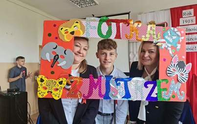 Zdjęcie do POWITANIE MISTRZA EUROPY W SZKOLE PODSTAWOWEJ IM. JANA PAWŁA II w NĘTNIE