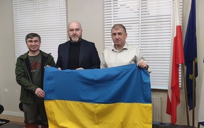 Zdjęcie do Burmistrz Drawska Pomorskiego spotkał się z przedstawicielami ukraińskiej gminy 
