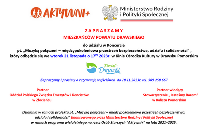 Zdjęcie do Zapraszamy mieszkańc&oacute;w powiatu drawskiego