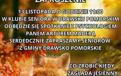 Zdjęcie do ZAPROSZENIE NA SPOTKANIE