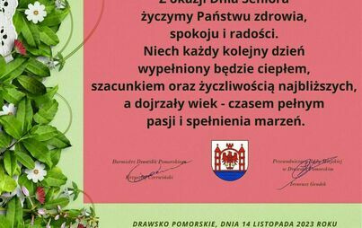 Zdjęcie do Życzenia z okazji Dnia Seniora