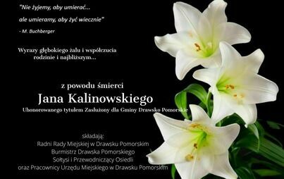 Zdjęcie do Wyrazy głębokiego żalu i wsp&oacute;łczucia