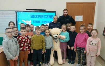 Zdjęcie do Bezpieczne ferie w szkole w Mielenku