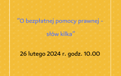 Zdjęcie do Spotkanie z radcą prawnym panią Justyną Kaźmierczak