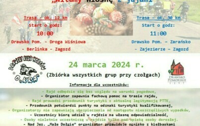 Zdjęcie do 2024-03-24 Rajd pieszy i rowerowy WITAMY WIOSNĘ Z JAJAMI 