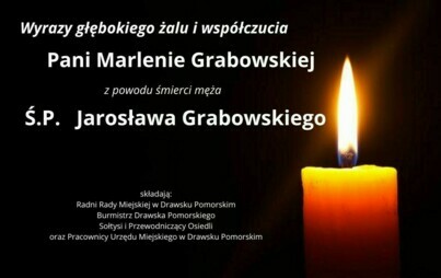 Zdjęcie do Wyrazy głębokiego żalu i wsp&oacute;łczucia