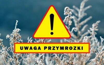 Zdjęcie do OSTRZEŻENIE! uwaga na przymrozki