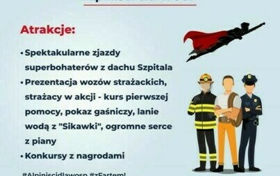Zdjęcie do Szpital w Drawsku Pomorskim American Heart of Poland zaprasza  na rodzinne wydarzenie "Alpiniści Dla WOŚP"  
