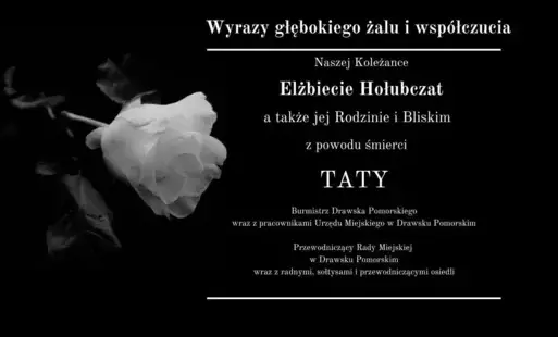 Zdjęcie do Kondolencje