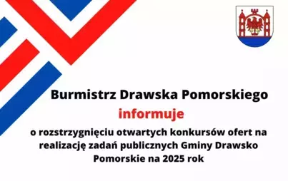 Zdjęcie do Zawiadomienie o rozstrzygnięciu otwartego konkursu ofert  &bdquo;Organizacja pomocy rodzinom i osobom z terenu miasta i gminy Drawsko Pomorskie znajdujących się w trudnej sytuacji życiowej&rdquo;