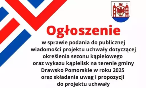 Zdjęcie do Ogłoszenie w sprawie podania do publicznej wiadomości projektu uchwały