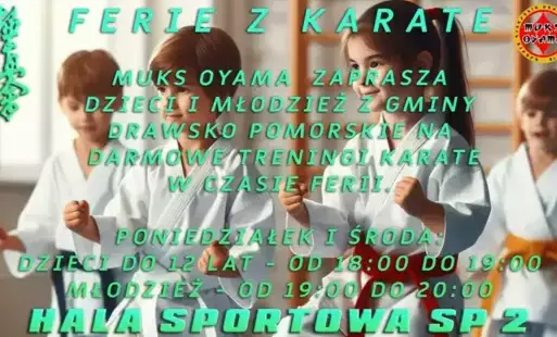 Zdjęcie do MUKS OYAMA zaprasza na darmowe zajęcia karate