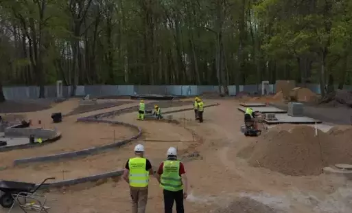 Zdjęcie do Trwa modernizacja drawskiego Parku Chopina