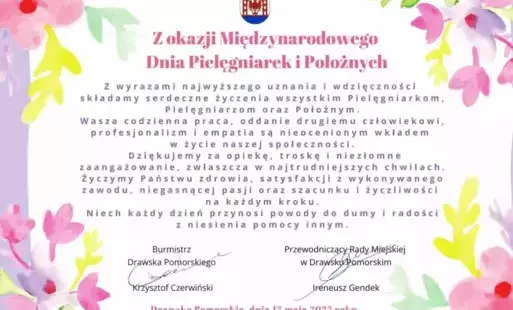 Zdjęcie do Życzenia z okazji Międzynarodowego Dnia Pielęgniarek i Położnych