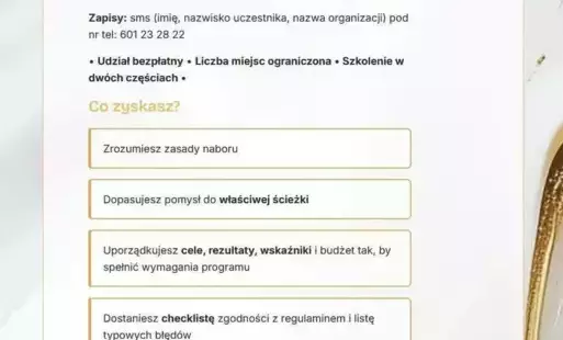 Zdjęcie do SZKOLENIE DLA NGO Z POWIATU DRAWSKIEGO