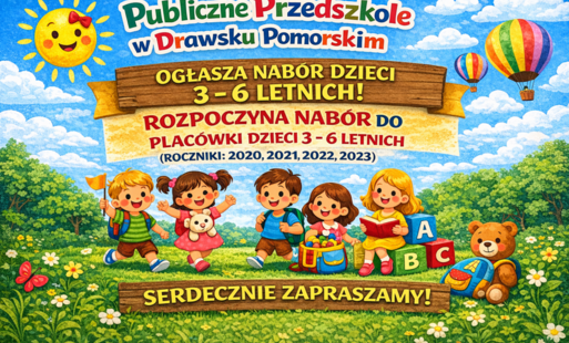 Zdjęcie do Nab&oacute;r do Publicznego Przedszkola w Drawsku Pomorskim
