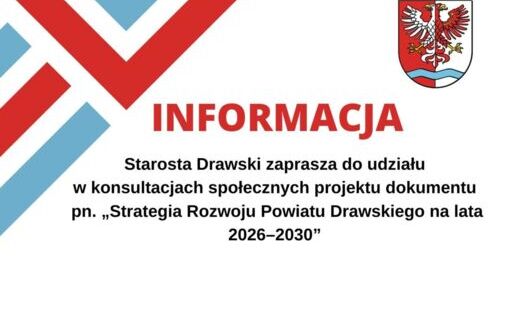 Zdjęcie do Starosta Drawski zaprasza do udziału w konsultacjach społecznych