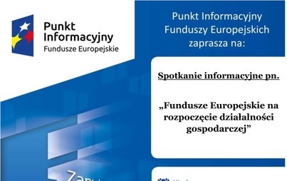 Zdjęcie do Webinarium pn. "Fundusze Europejskie na rozpoczęcie działalności gospodarczej"
