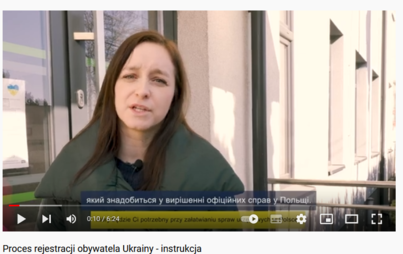 Zdjęcie do Nadawanie numeru PESEL dla obywateli Ukrainy - film instruktażowy